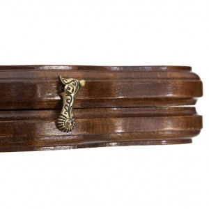 Нарды резные "Паровоз" с ручкой 60, Haleyan