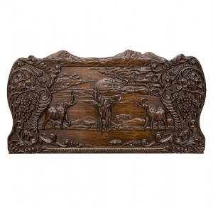 Нарды резные "Слоны в Африке", Ustyan