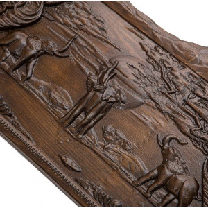 Нарды резные "Слоны в Африке", Ustyan