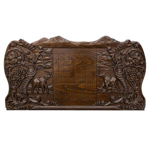 Нарды резные "Слоны в Африке", Ustyan