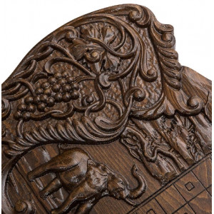 Нарды резные "Слоны в Африке", Ustyan