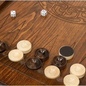 Нарды резные "Африканский Буйвол", Ustyan