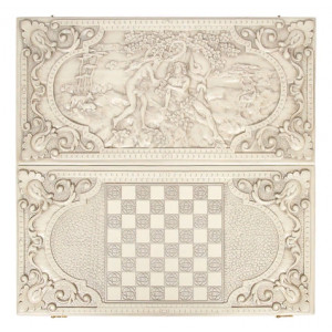 Нарды резные "Адам и Ева" Патина, Ustyan