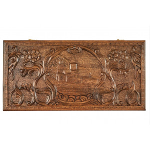 Нарды резные "Монастырь в горах", Mkhitaryan