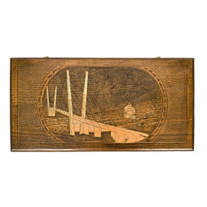 Нарды резные "Мост Русский", Ustyan