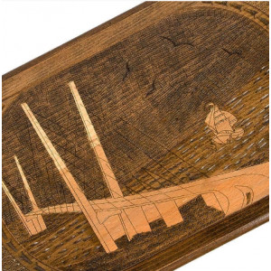 Нарды резные "Мост Русский", Ustyan