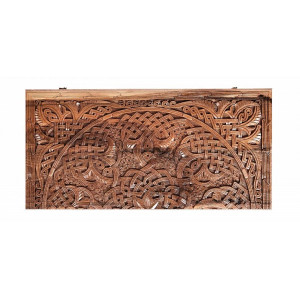 Нарды резные "Орнамент 3" с цельным рисунком, Mkhitaryan