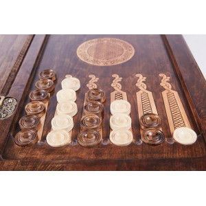 Нарды резные "Сияние 2", Mkhitaryan