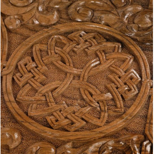 Нарды резные "Сияние 3", Орех, Mkhitaryan