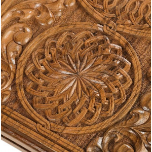 Нарды резные "Сияние 3", Орех, Mkhitaryan