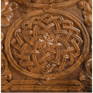 Нарды резные "Сияние 3", Орех, Mkhitaryan