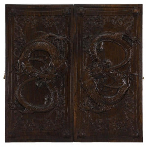 Нарды резные "Дракон" 50, Ustyan