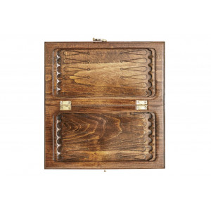 Шахматы + нарды резные с гранатами 60, Haleyan