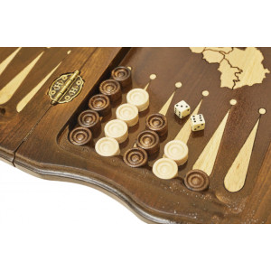 Шахматы + Нарды резные Арарат 2 40, Haleyan