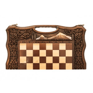 Шахматы + Нарды резные Арарат 2 50, Haleyan