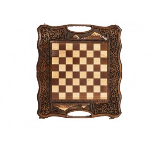 Шахматы + Нарды резные Арарат 2 50, Haleyan