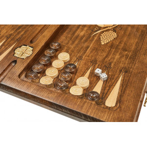 Шахматы + нарды резные "Наира" 50, Mkhitaryan