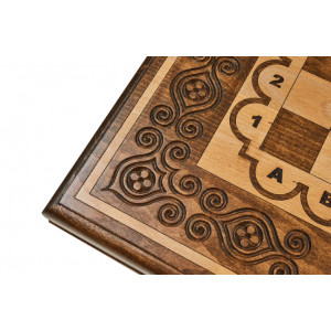 Шахматы + нарды резные "Аида" 50, Mkhitaryan