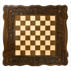 Шахматы + нарды резные "Бриз" 50, Haleyan