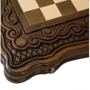 Шахматы + нарды резные "Бриз" 50, Haleyan