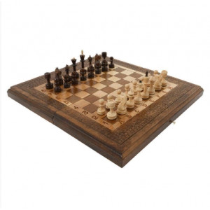 Шахматы + Нарды резные 30, Haleyan