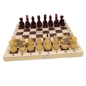 Шахматы "Призёр" new в доске люкс