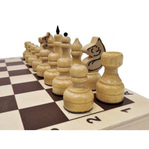 Шахматы "Призёр" new в доске люкс