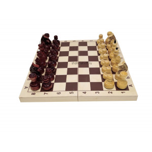 Шахматы "Призёр" new в доске люкс