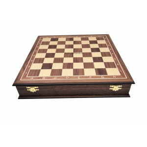 Шахматный ларец "Гамбит" 45 с фигурами из дуба