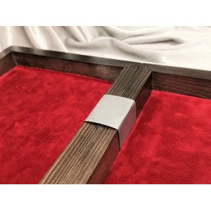 Шахматы Гроссмейстерские с фигурами из бука в доске люкс 40