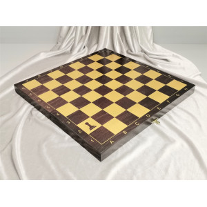 Шахматы Гроссмейстерские с фигурами из бука в доске люкс 40