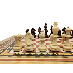 Шахматы, шашки, нарды "Маркетри" 60 