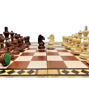 Шахматы, шашки, нарды "Маркетри" 60 