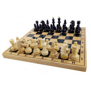 Шахматы гроссмейстерские бук, шпон ясень