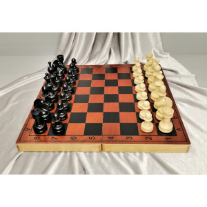 Шахматы гроссмейстерские с утяжеленными фигурами клен new