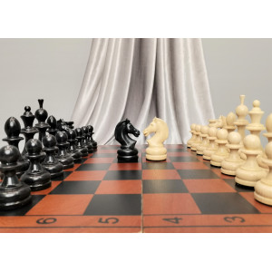 Шахматы гроссмейстерские с утяжеленными фигурами клен new