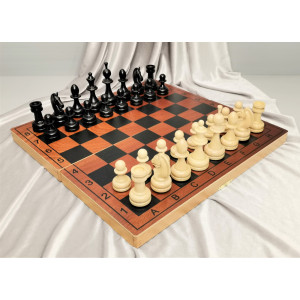 Шахматы гроссмейстерские с утяжеленными фигурами клен new