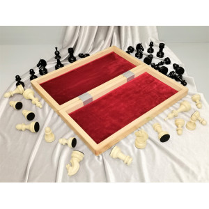 Шахматы гроссмейстерские с утяжеленными фигурами клен new