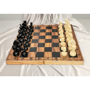 Шахматы гроссмейстерские Люкс орех new