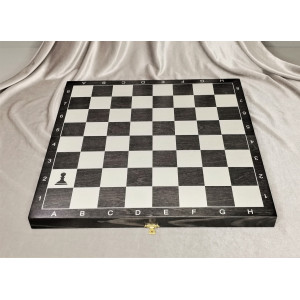 Набор 3 в 1 "Гроссмейстер" серебро с фигурами из бука