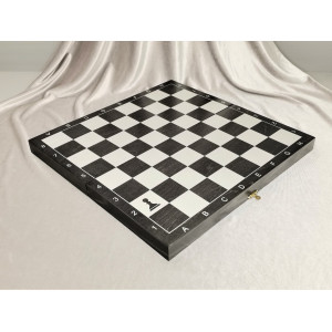 Набор 3 в 1 "Гроссмейстер" серебро с фигурами из бука