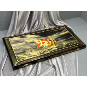 Нарды + шашки, набор 2 в 1 "Стихия" 