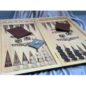 Нарды + шашки, набор 2 в 1 "Стихия" 