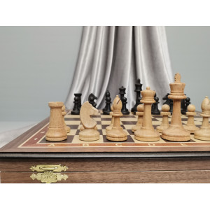Шахматный ларец "Гамбит" 45 с утяжеленными фигурами