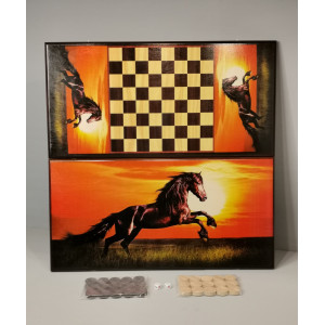 Нарды деревянные большие "Конь"