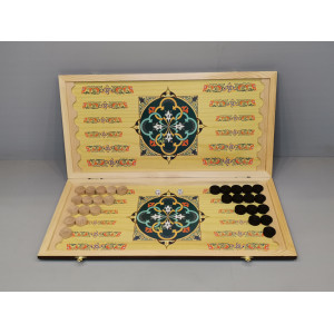 Нарды деревянные большие "Конь"