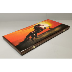 Нарды деревянные большие "Конь"