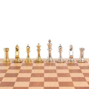 Шахматный ларец "Стаунтон" доска бук 39х39 см