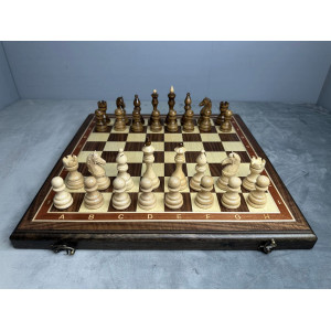 Шахматы подарочные деревянные с премиальными фигурами