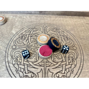 Нарды+шашки подарочные деревянные большие массив